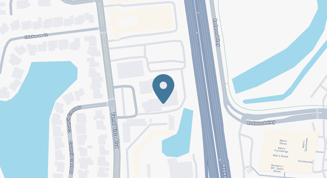 Corte Madera map