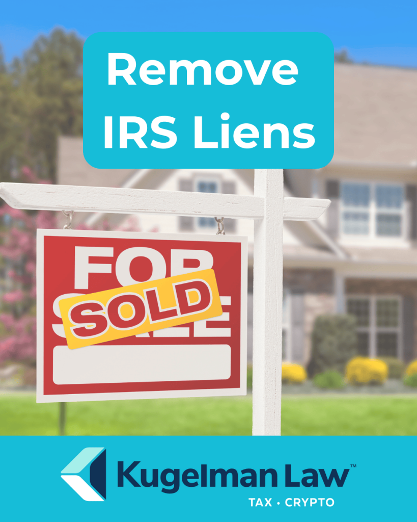 "Sold" sign in front of a home in Riverside County, representing the successful removal of an IRS tax lien.