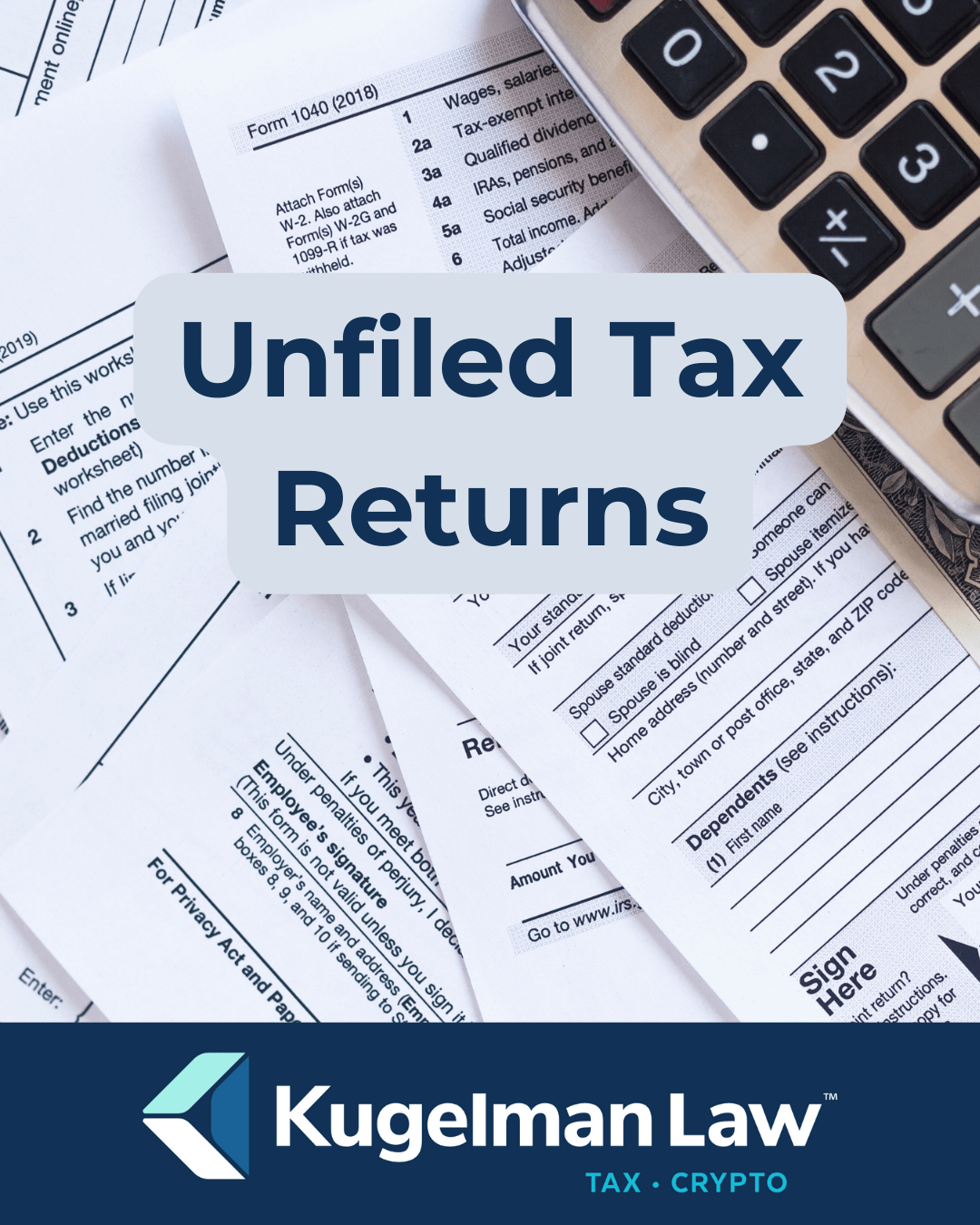 A stack of IRS notices and unfiled tax returns sitting on a desk in a Riverside home office.